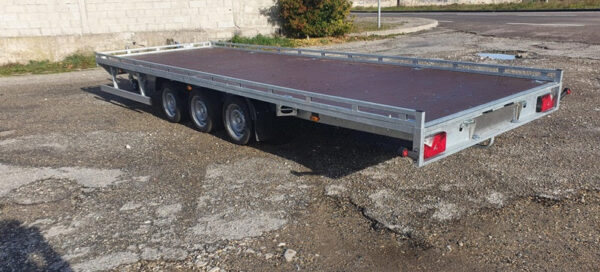 Vast platform + oprijplaten Boro ATLAS 6m x 2m 3500kg 3 assen