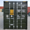 Nieuwe 40-voets container voor droge goederen met dubbele deuren.