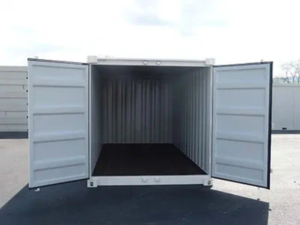 15-voets witte zeecontainer – nieuw