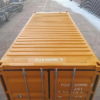 Nieuwe gele zeecontainers van 20 voet