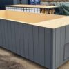 Constructieve polypropyleen container – ideaal voor zwembaden, 6,5 x 2,6 m