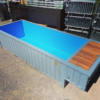 Compacte zwembadcontainer – 6 meter lang