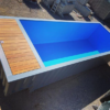 Compacte zwembadcontainer – 6 meter lang