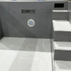 399.png Zwembad van polypropyleen met afmetingen van 6,5 m x 2,5 m en een raam van 4 m breed.