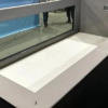 3999.png Zwembad van polypropyleen met afmetingen van 6,5 m x 2,5 m en een raam van 4 m breed.