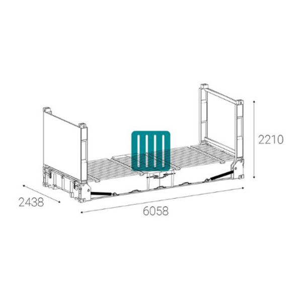 4666.jpg 20-voets platte container