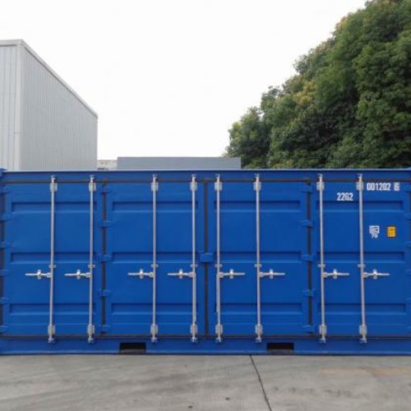 511.jpg 20-voets container met dubbele deur en zijdeur