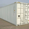 40-voets zeecontainer, wit – Nieuw